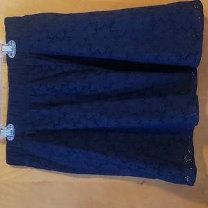 Lovely Lace Eyelet Skirt